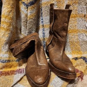 Unbranded Leather Roper Boots